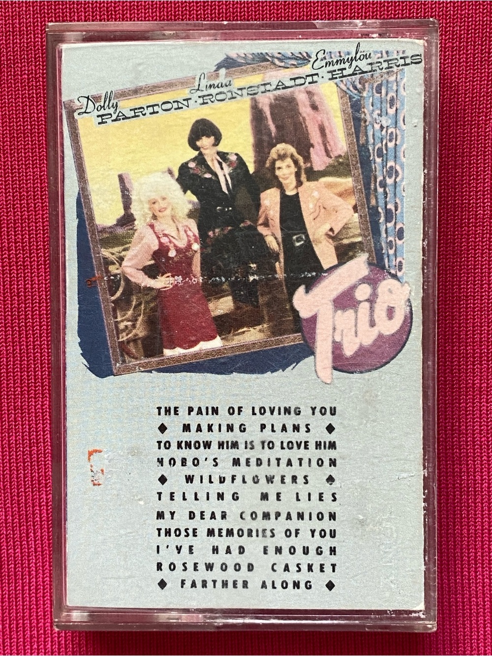 80s - Trio - Dolly Parton - Emmylou Harris - Linda Ronstadt - Cassette Tape